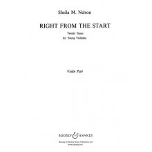 NELSON S. Right from the Start (violin part)