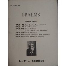 Brahms J. Piano Pieces