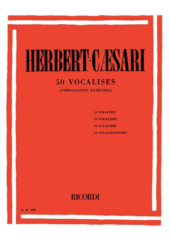 HERBERT-CAESARI 50 Vocalises