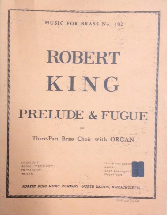 KING R. Prelude & Fugue