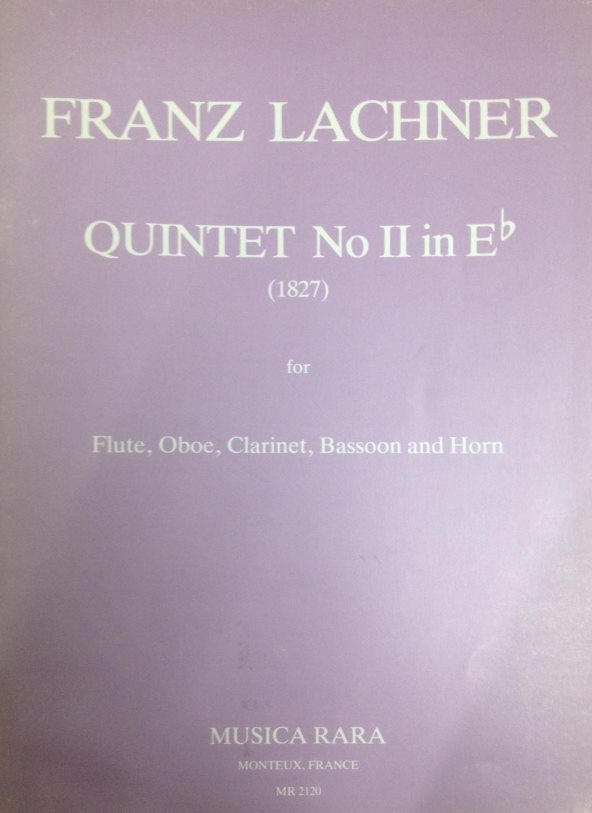 LACHNER F. Quintet N.2 in Eb (1827)