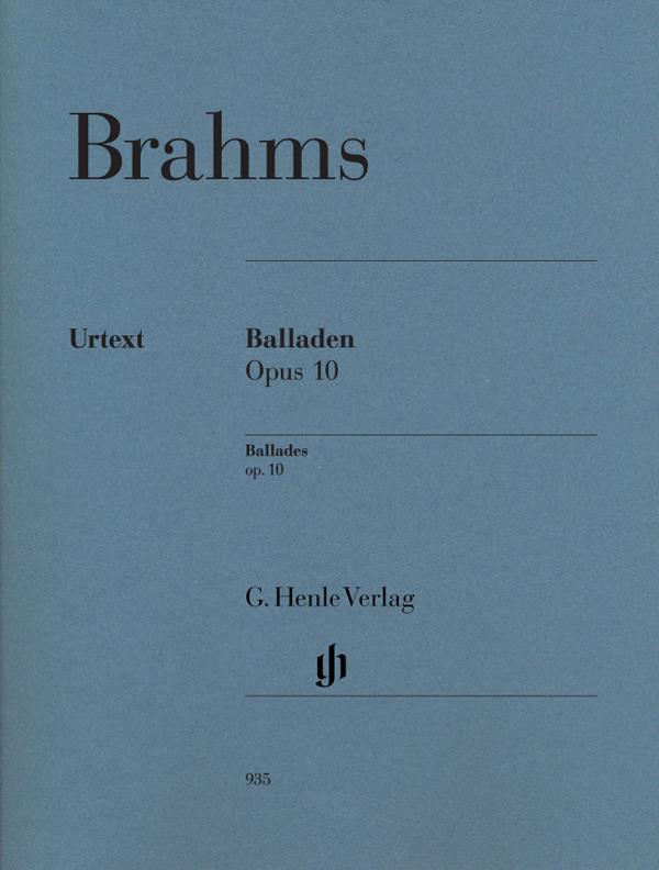 BRAHMS J. Balladen Opus 10