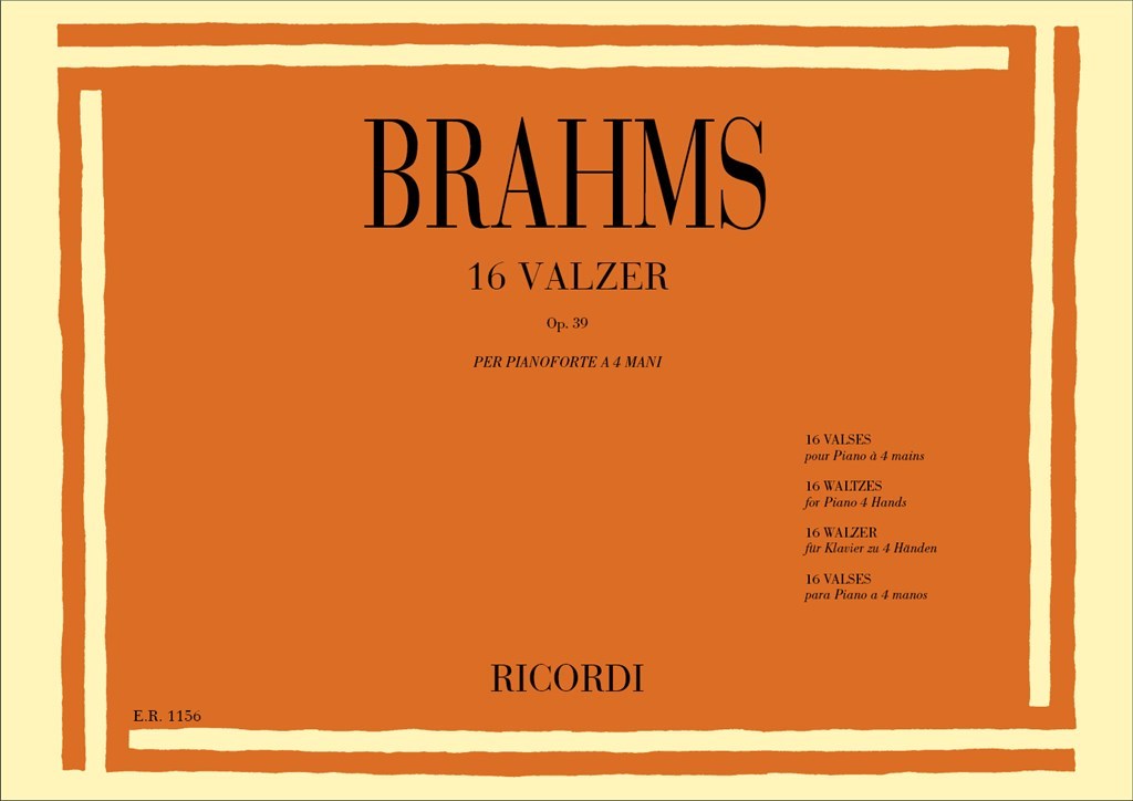 Brahms J. 16 Valzer Op.39