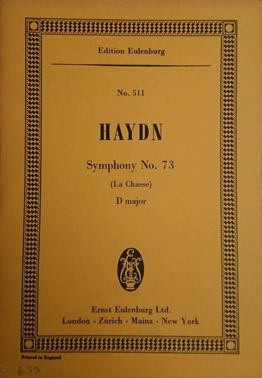 Haydn F.J. Symphony No.73 D major Hob. I:73