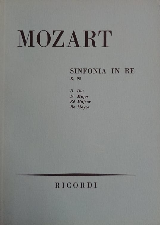 Mozart W.A. Sinfonia in Re maggiore K.95
