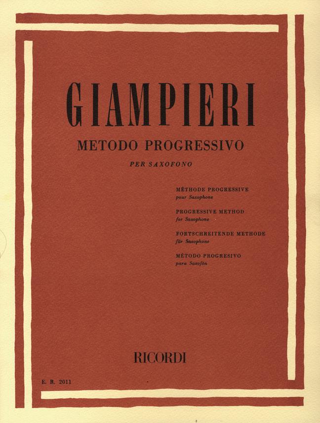 GIAMPIERI Metodo progressivo per Saxofono