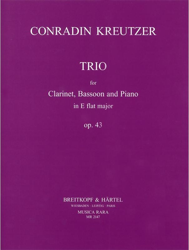 KREUTZER C. Trio in Eb Op.43