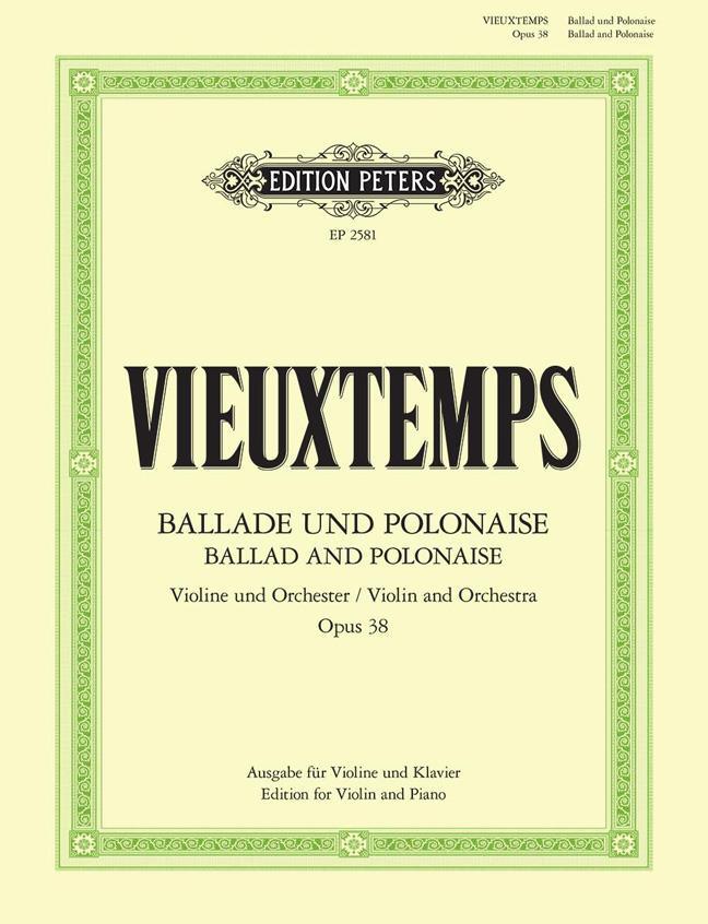 VIEUXTEMPS H. Ballade und Polonaise Op.38