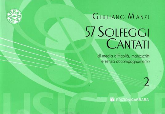 MANZI G. 57 Solfeggi Cantati 2