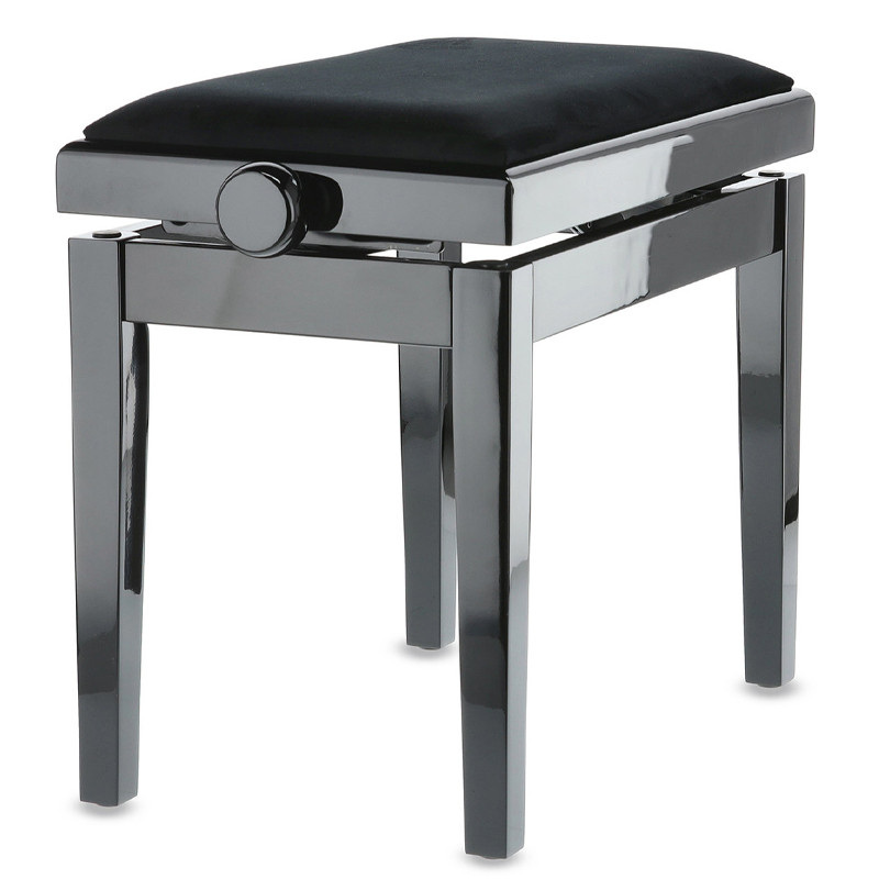GEWA Deluxe Panca Pianoforte in Nero / Lucido Nero